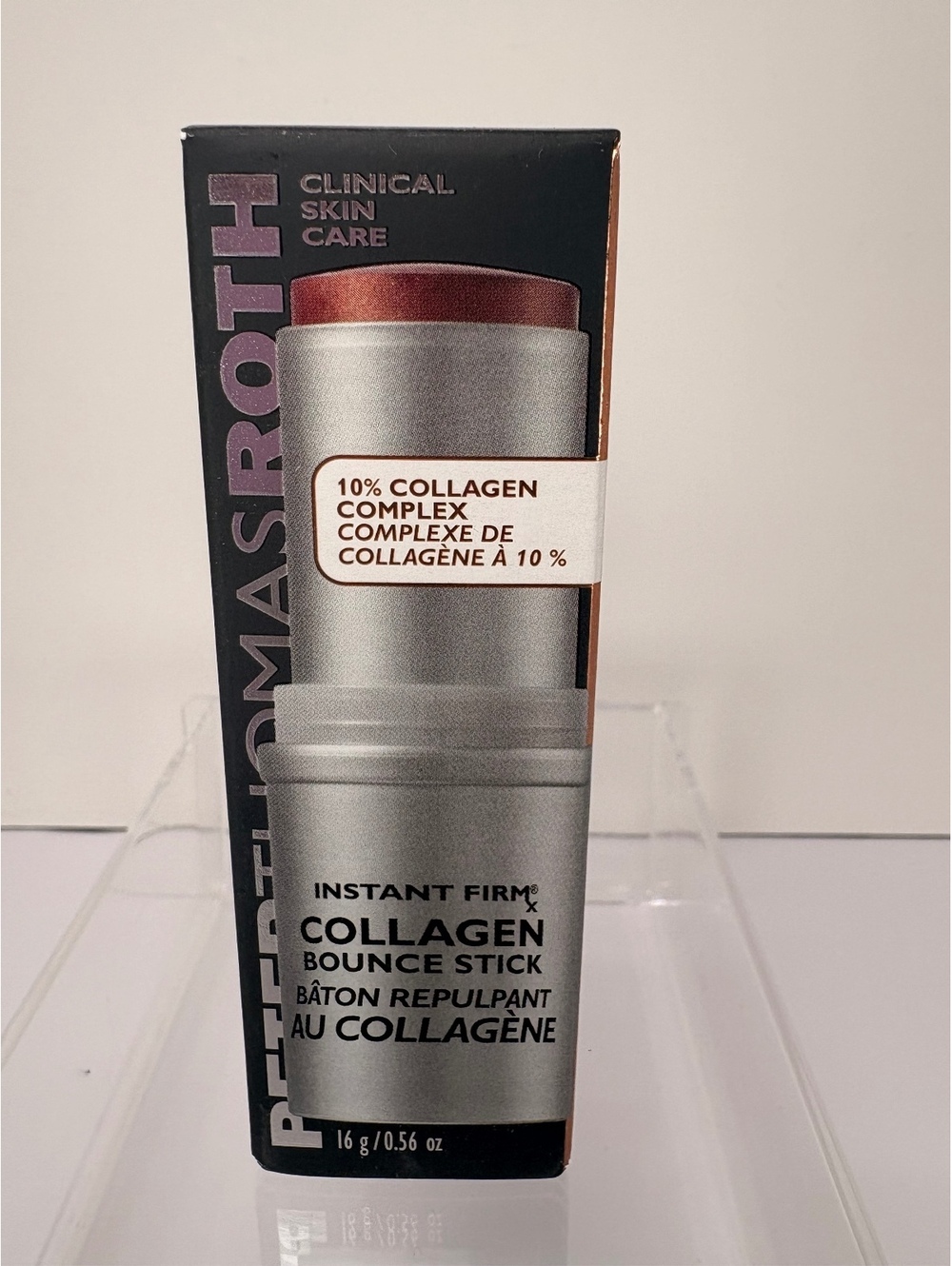 Peter Thomas Roth Instant FIRMx Collagen Bounce Stick Bronze Glow 16g NIB